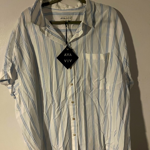 Ava & Viv blouse size 2x NWT - Picture 1 of 9